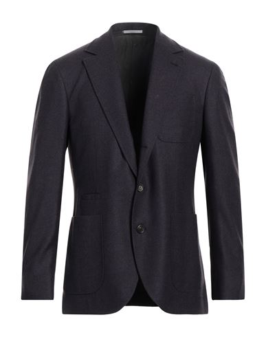 Brunello Cucinelli Man Blazer Deep Purple Size 40 Wool, Silk, Cashmere
