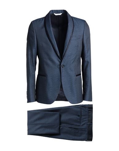 Shop Manuel Ritz Man Suit Navy Blue Size 40 Polyester, Wool