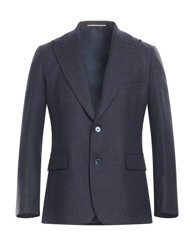 Maestrami Man Suit Jacket Navy Blue Size 46 Virgin Wool