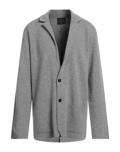 Roberto Collina Man Blazer Grey Size 44 Merino Wool, Cashmere In Black
