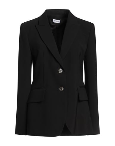 Shop Rue Du Bac Woman Blazer Black Size 8 Polyester, Elastane
