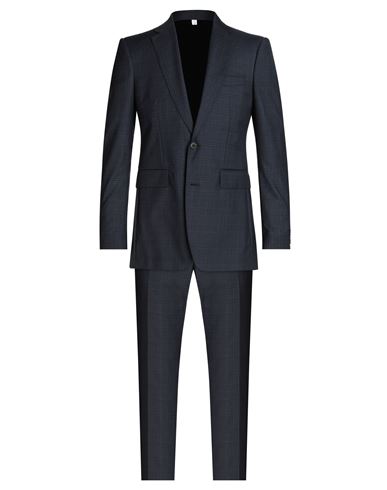 Burberry Man Suit Midnight Blue Size 46 Wool