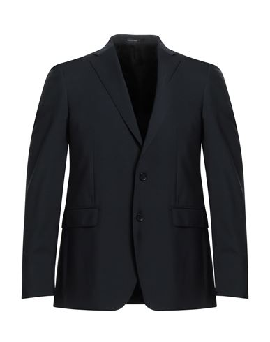 Angelo Nardelli Man Suit Jacket Blue Size 38 Virgin Wool