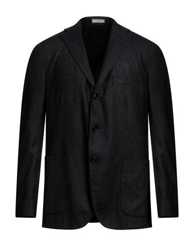 Boglioli Man Suit Jacket Black Size 40 Wool, Polyester