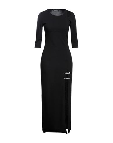 Vanessa Scott Woman Midi Dress Black Size S Polyester, Elastane