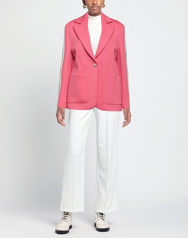 Palm Angels Track Side-stripe Cotton-blend Blazer In Pink