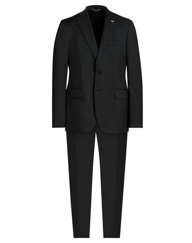 Shop Tombolini Man Suit Steel Grey Size 46 Virgin Wool, Acetate, Viscose