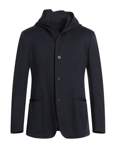 Tombolini Man Blazer Midnight Blue Size 42 Polyamide, Elastane, Viscose