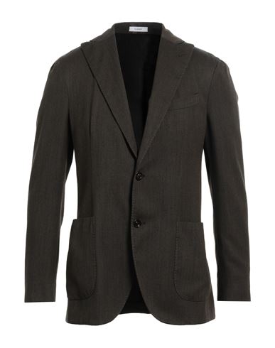 BOGLIOLI BOGLIOLI MAN BLAZER MILITARY GREEN SIZE 40 VIRGIN WOOL