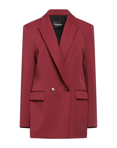 Dondup Double Breasted Blazer In Red
