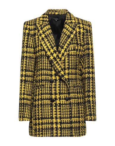Amen Woman Blazer Yellow Size 8 Acrylic, Wool, Polyester