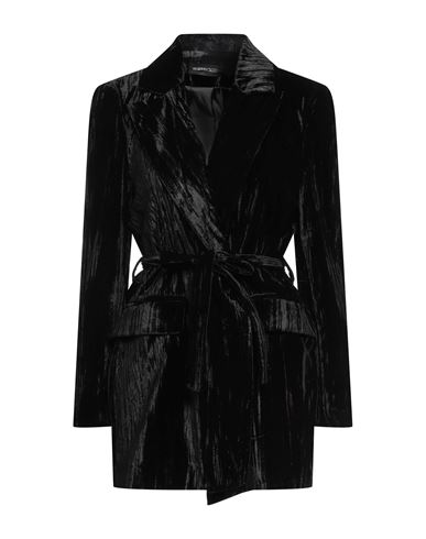 Vanessa Scott Woman Blazer Black Size S Polyester, Elastane