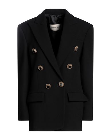 Alexandre Vauthier Woman Suit Jacket Black Size 4 Wool