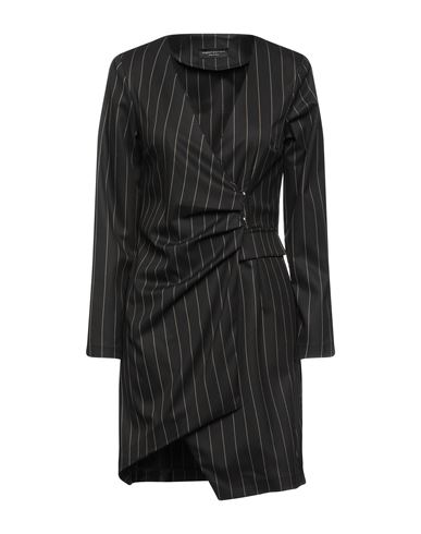 Angela Mele Milano Woman Mini Dress Black Size S Polyester, Viscose, Elastane