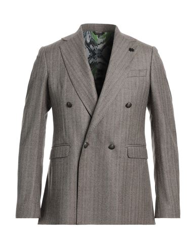 Shop Alessandro Dell'acqua Man Blazer Dove Grey Size 40 Virgin Wool