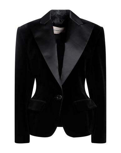 Alexandre Vauthier Woman Suit Jacket Black Size 8 Cotton, Polyester In Black
