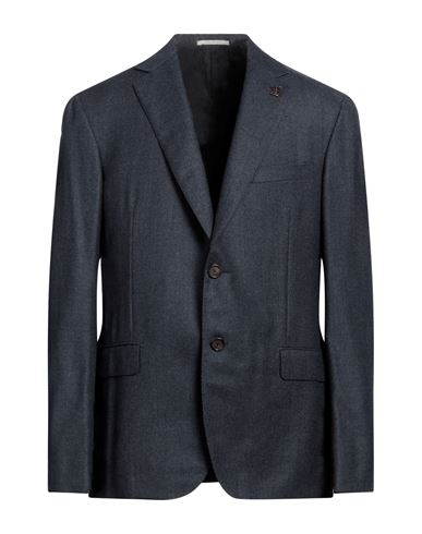 Pal Zileri Man Suit Jacket Midnight Blue Size 48 Wool