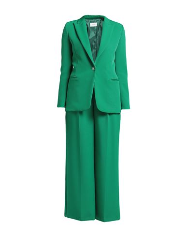 Vicolo Woman Suit Green Size M Polyester, Elastane