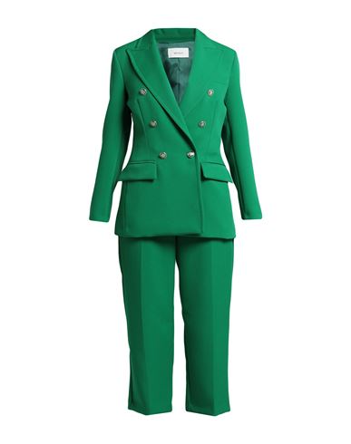 Vicolo Woman Suit Green Size S Polyester, Elastane