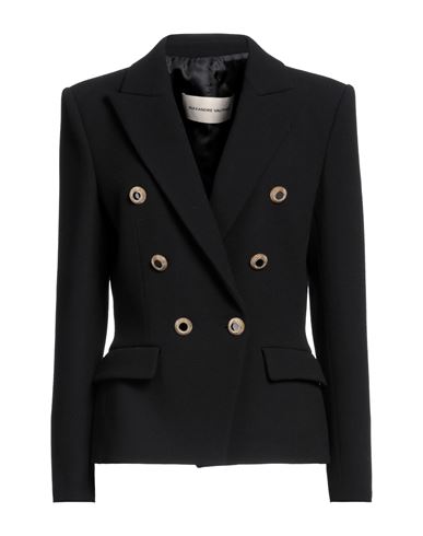 Shop Alexandre Vauthier Woman Blazer Black Size 8 Wool