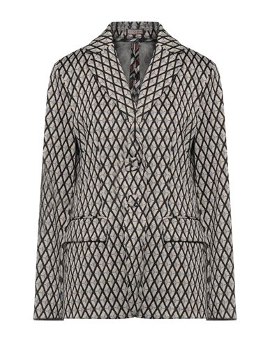 Maliparmi Malìparmi Woman Blazer Grey Size 12 Polyamide, Elastane