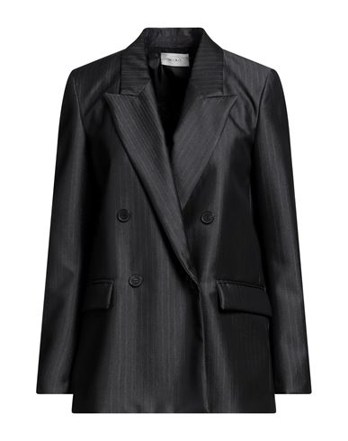 Vicolo Woman Blazer Lead Size S Polyester, Viscose In Grey