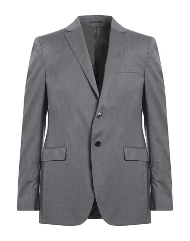 Valentino Man Suit Jacket Grey Size 46 Virgin Wool