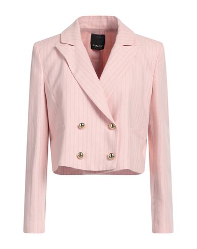 Pinko Woman Blazer Pink Size 4 Cotton, Viscose, Polyester
