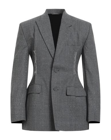 Dior Homme Man Blazer Grey Size 38 Virgin Wool, Polyamide