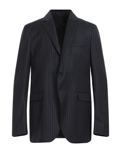 Valentino Man Suit Jacket Midnight Blue Size 42 Virgin Wool