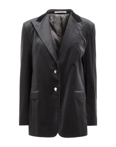 Tagliatore 02-05 Woman Blazer Dark Green Size 14 Cotton, Elastane