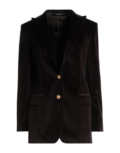 Tagliatore 02-05 Woman Suit Jacket Black Size 4 Cotton, Elastane