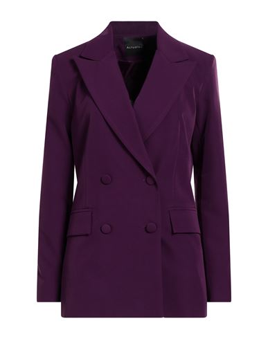 Actualee Woman Blazer Mauve Size 6 Polyester, Elastane In Purple