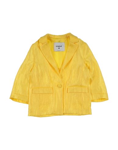 Dondup Babies'  Toddler Girl Blazer Yellow Size 4 Rayon, Polyester, Polyamide