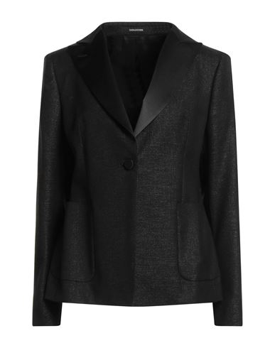 Tagliatore 02-05 Woman Blazer Black Size 10 Wool, Viscose, Polyamide, Metal