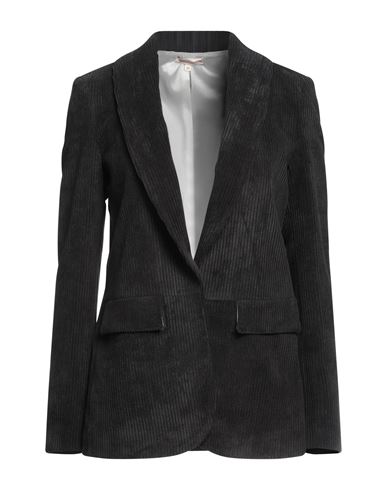 Camicettasnob Woman Blazer Black Size 8 Polyester, Polyamide, Elastane