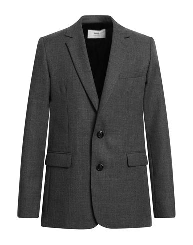 Ami Alexandre Mattiussi Man Suit Jacket Lead Size 42 Virgin Wool In Grey