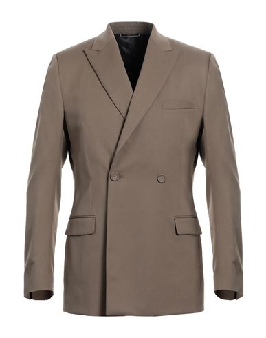 Dior Homme Man Suit Jacket Sand Size 42 Virgin Wool In Beige