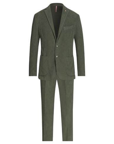 Jerry Key Man Suit Dark Green Size 38 Cotton, Polyester, Viscose, Elastane