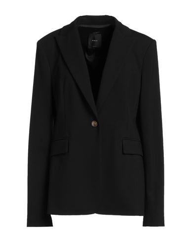 Pinko Woman Blazer Black Size 14 Viscose, Polyamide, Elastane, Acetate, Polyester In Black