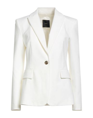 Pinko Woman Blazer White Size 8 Viscose, Polyamide, Elastane, Acetate, Polyester In White