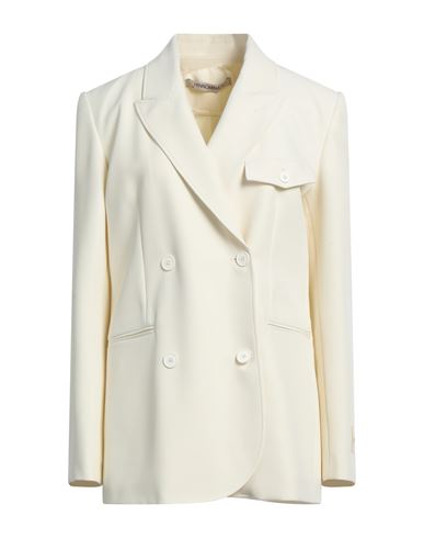 Hinnominate Woman Suit Jacket Cream Size M Polyester In White