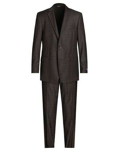 Brooks Brothers Man Suit Steel Grey Size 50 R Wool