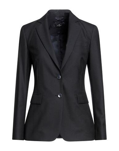 Etro Woman Suit Jacket Black Size 4 Wool