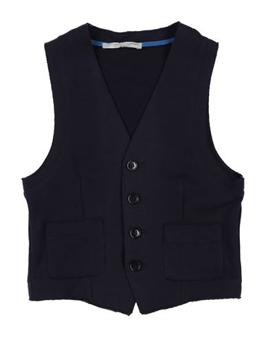 Daniele Alessandrini Babies'  Toddler Boy Tailored Vest Midnight Blue Size 6 Polyester, Viscose, Elastane
