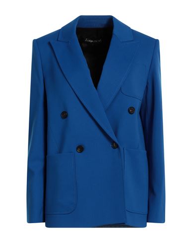 Pdr Phisique Du Role Woman Blazer Bright Blue Size 00 Polyester, Virgin Wool, Elastane, Viscose
