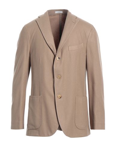 Boglioli Man Blazer Beige Size 46 Cashmere