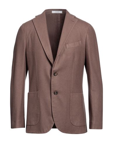 BOGLIOLI BOGLIOLI MAN SUIT JACKET DOVE GREY SIZE 38 CASHMERE 