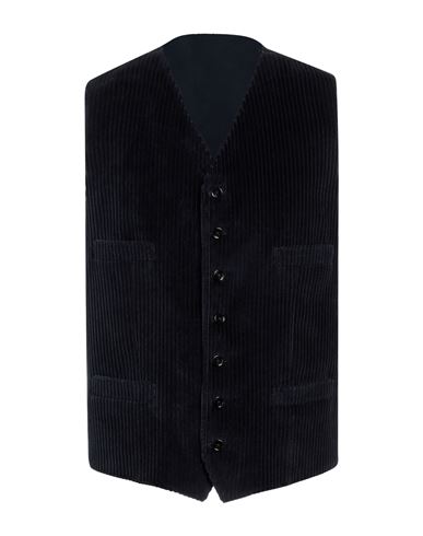 Dolce & Gabbana Man Tailored Vest Midnight Blue Size 38 Cotton, Silk