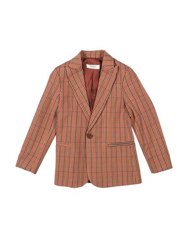 Vicolo Babies'  Toddler Girl Blazer Rust Size 6 Polyester, Viscose, Elastane In Red